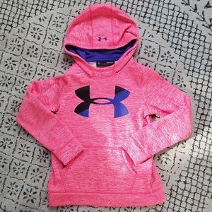 Under Armour Girls Hoodie Youth medium 10/12 pink